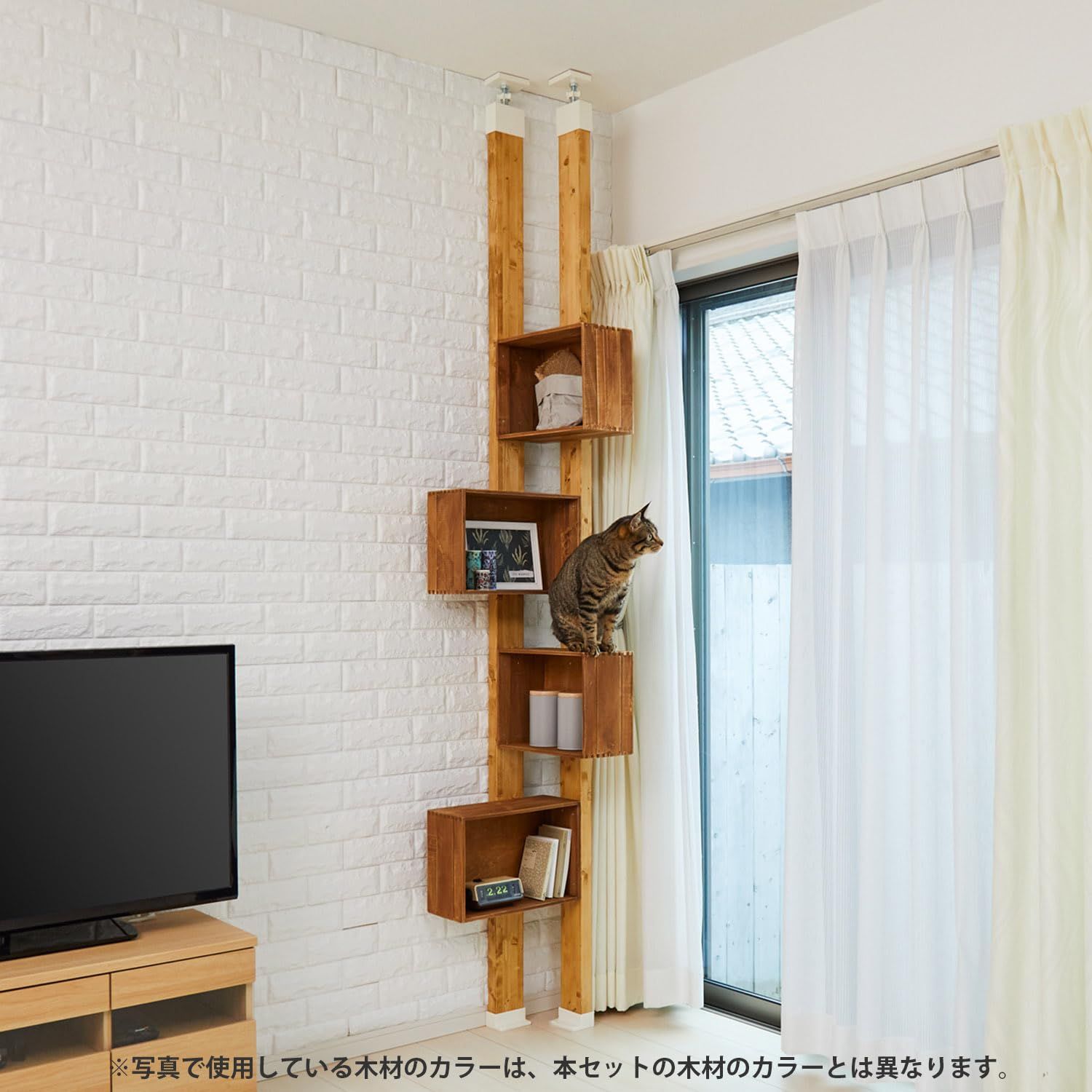 セット買い 平安伸銅工業 LABRICO DIY収納パーツ 2×4アジャスター強力タイプ オフホワイト ×2 2×4木材 ナチュラルホワイト 2280mm×2