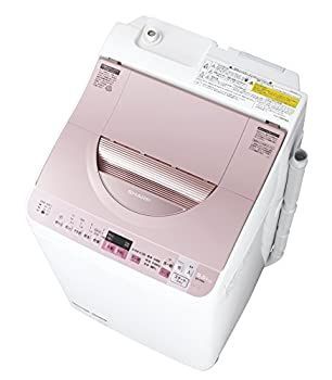 シャープ タテ型洗濯乾燥機 穴なし槽 5.5kg ピンク ES-TX5A-P