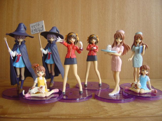 ΩEXz15Oeフィギュアマイスター涼宮ハルヒの憂鬱SOS団活劇編8種