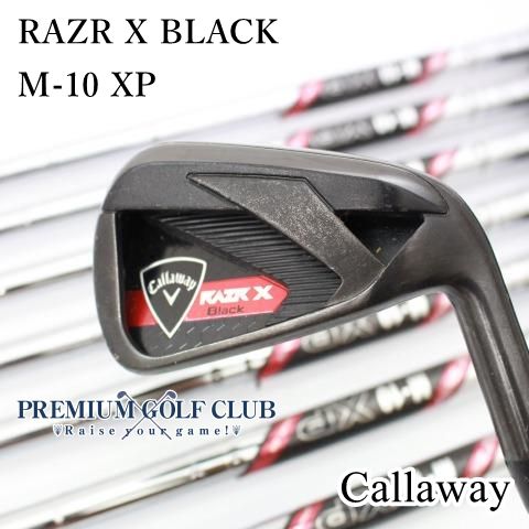 中古】[Cランク] アイアンセット キャロウェイ RAZR X BLACK/M-10 XP 