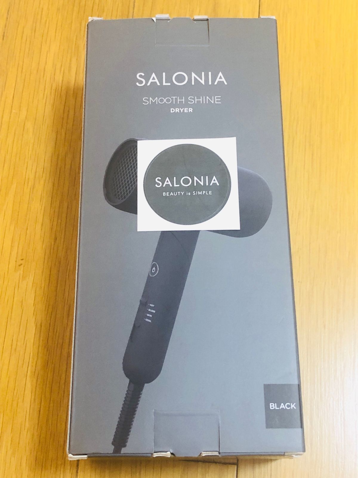 Amazon.co.jp SALONIA サロニア スムースシャインドライヤー ブラック SAL23209BK