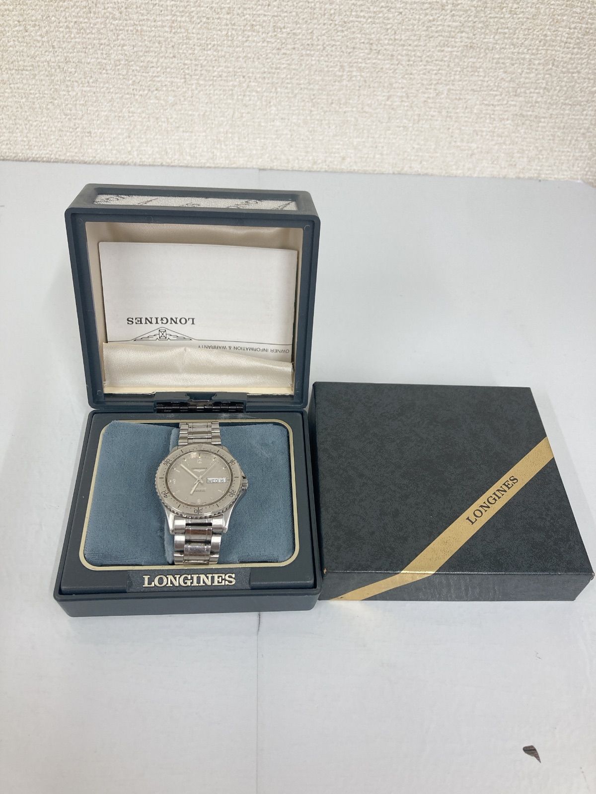 ￥3 不動品 LONGINES アドミラル5スター ダイバー デイデイト 時計 2