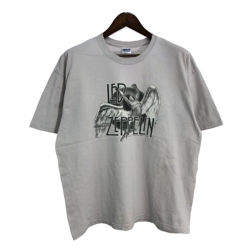 00年代 LED ZEPPELIN レッド ツェッペリン Ｔシャツ バンド グレー メンズ XL 古着 U1845