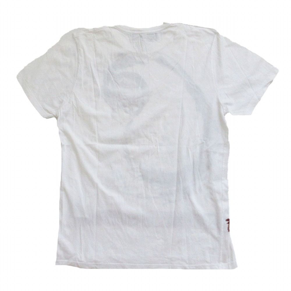 エトロ ETRO ハンドペインティング Tシャツ バラ 半袖 ホワイト