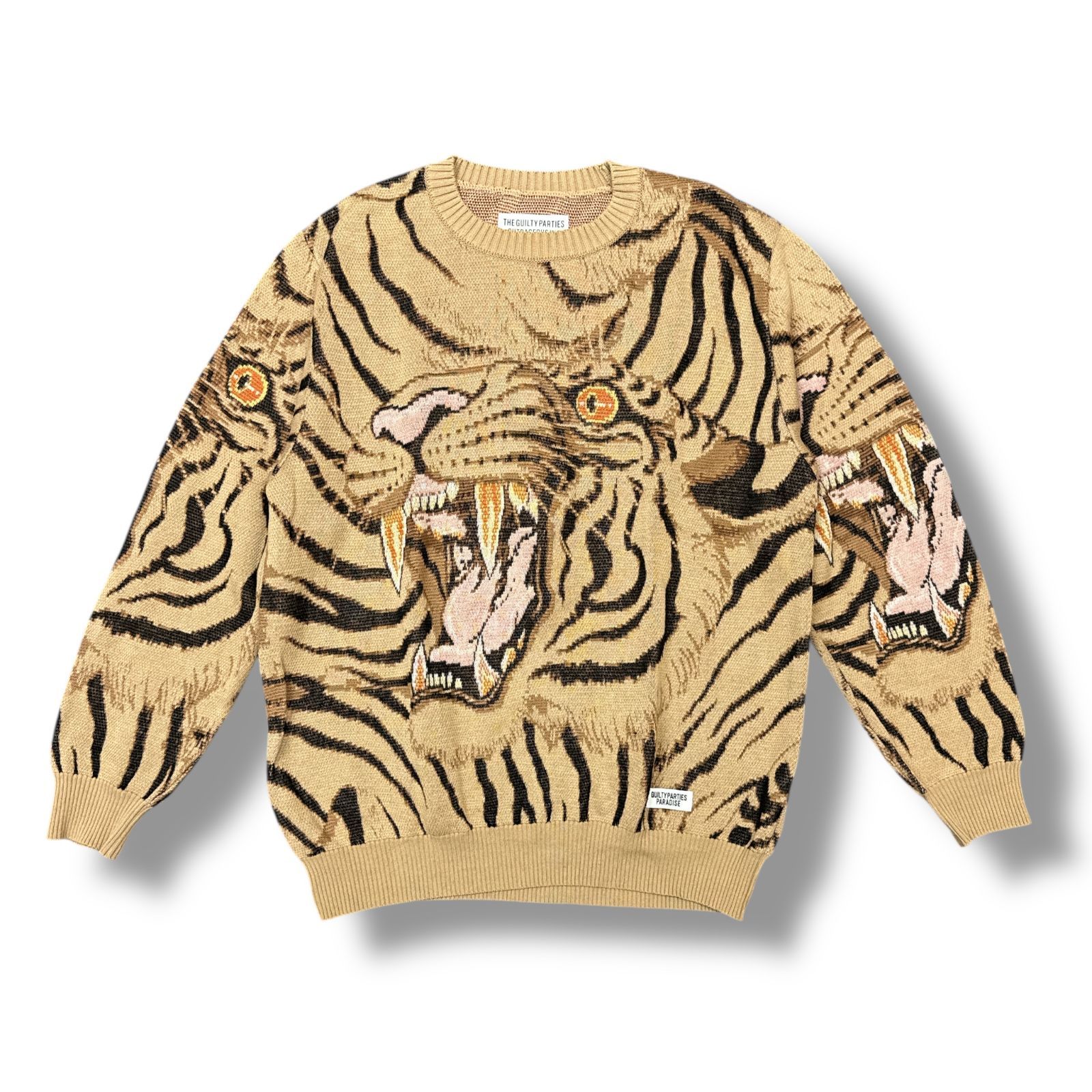WACKO MARIA × TIM LEHI 22SS KNIT JACQUARD SWEATER ニットジャガード 