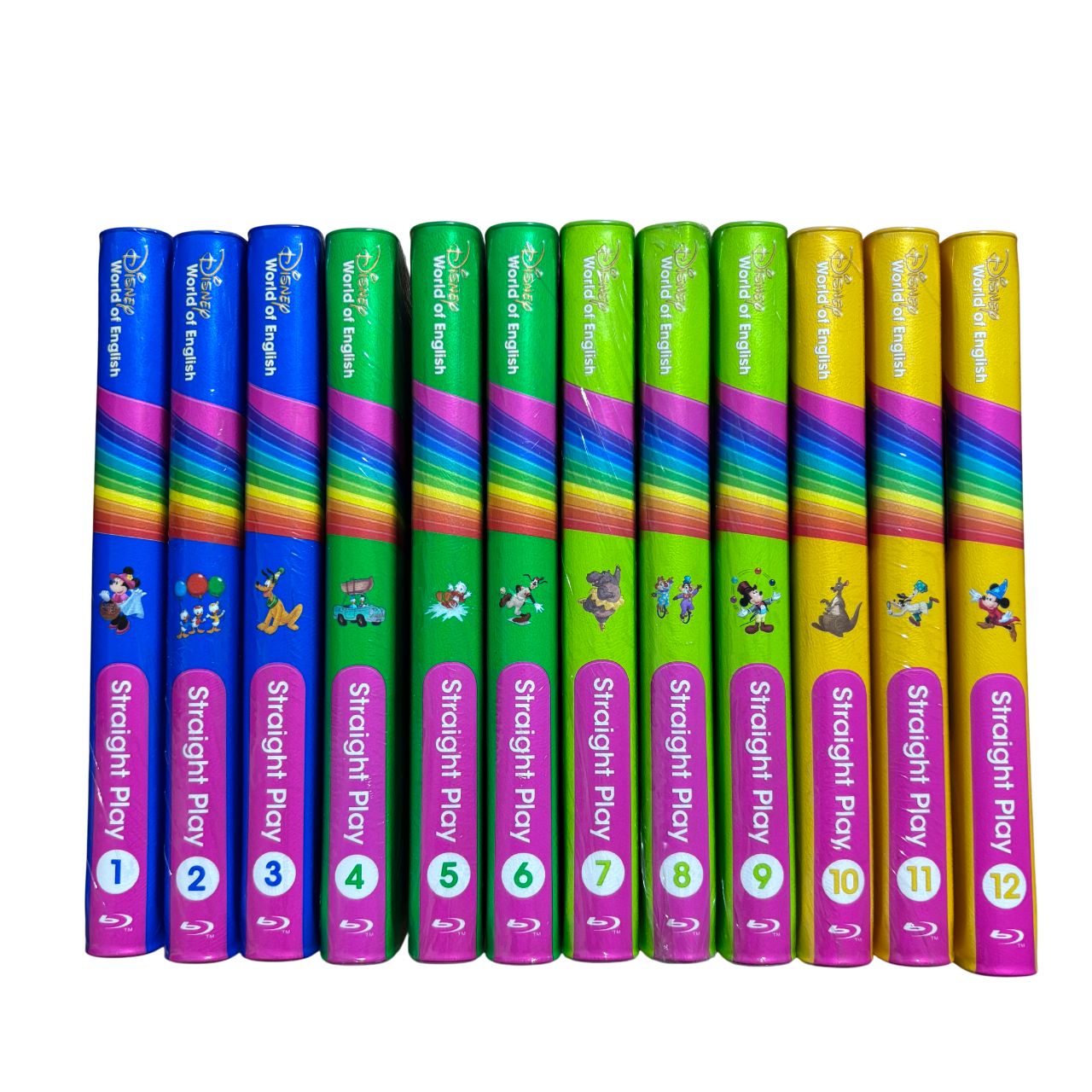DWE ディズニー英語システム　ストレートプレイBlu-ray 全12巻 ストレートプレイ Blu-ray ,straight play DWE ディズニー英語システム