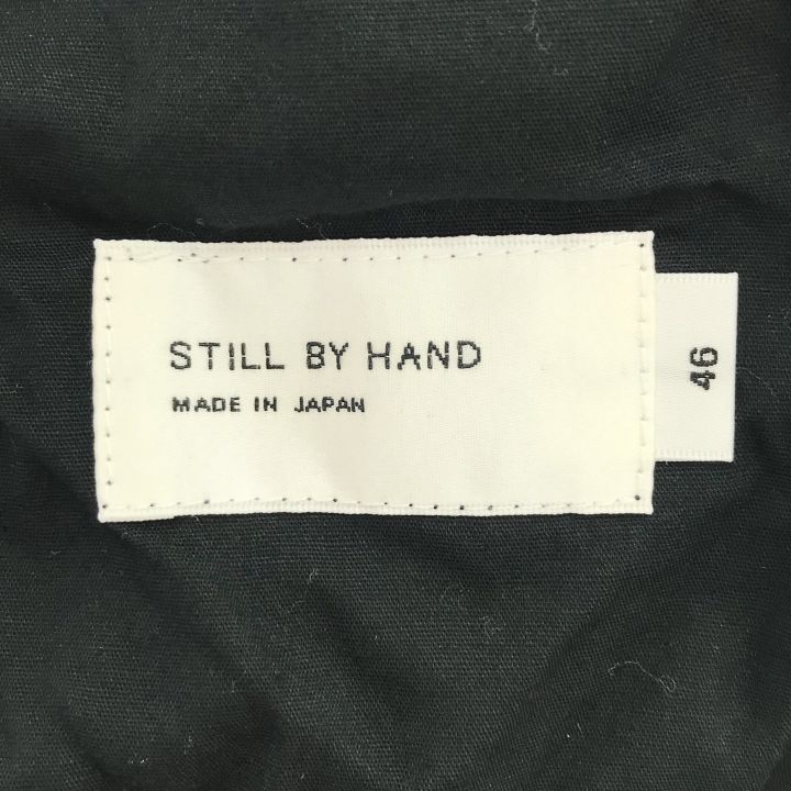 STILL BY HAND スティルバイハンド CS01243 Cotton Jersey One Tuck Easy Sweat Pants メンズ ブラック 46 WWW_DECORATOM_COM_BR