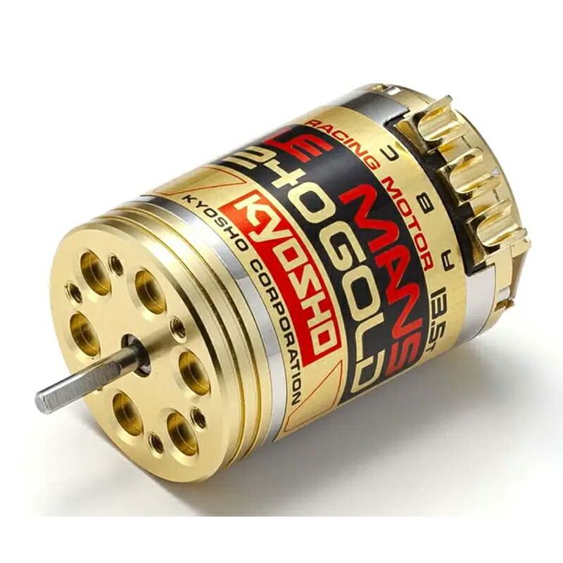 メーカー 京商 Kyosyo ル マン 240ゴールド 13.5T|4WD用 ブラシレスモーター 37034