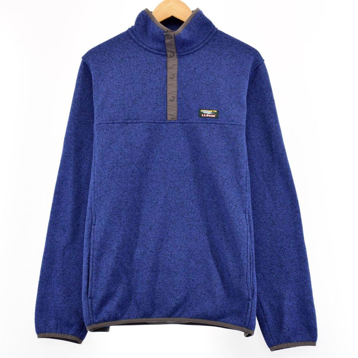 古着 エルエルビーン L.L.Bean SLIGHTLY FITTED ハーフスナップ フリースプルオーバー メンズL/eaa389057