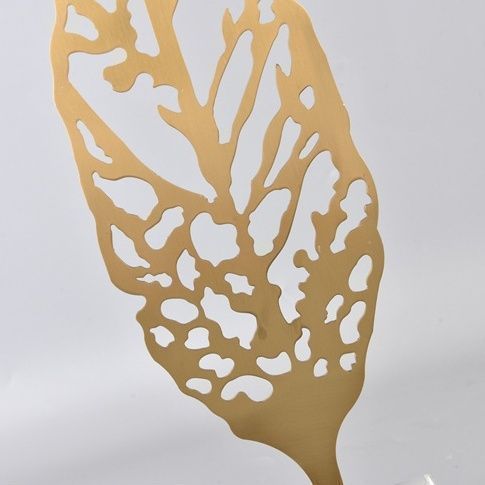 金属工芸品 葉っぱ