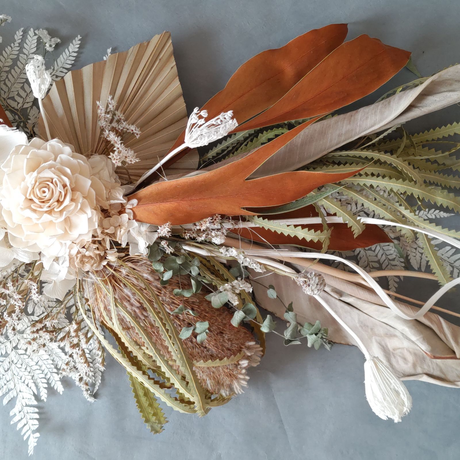 横長スワッグ ドライフラワー バースデー インテリア りひちろshop