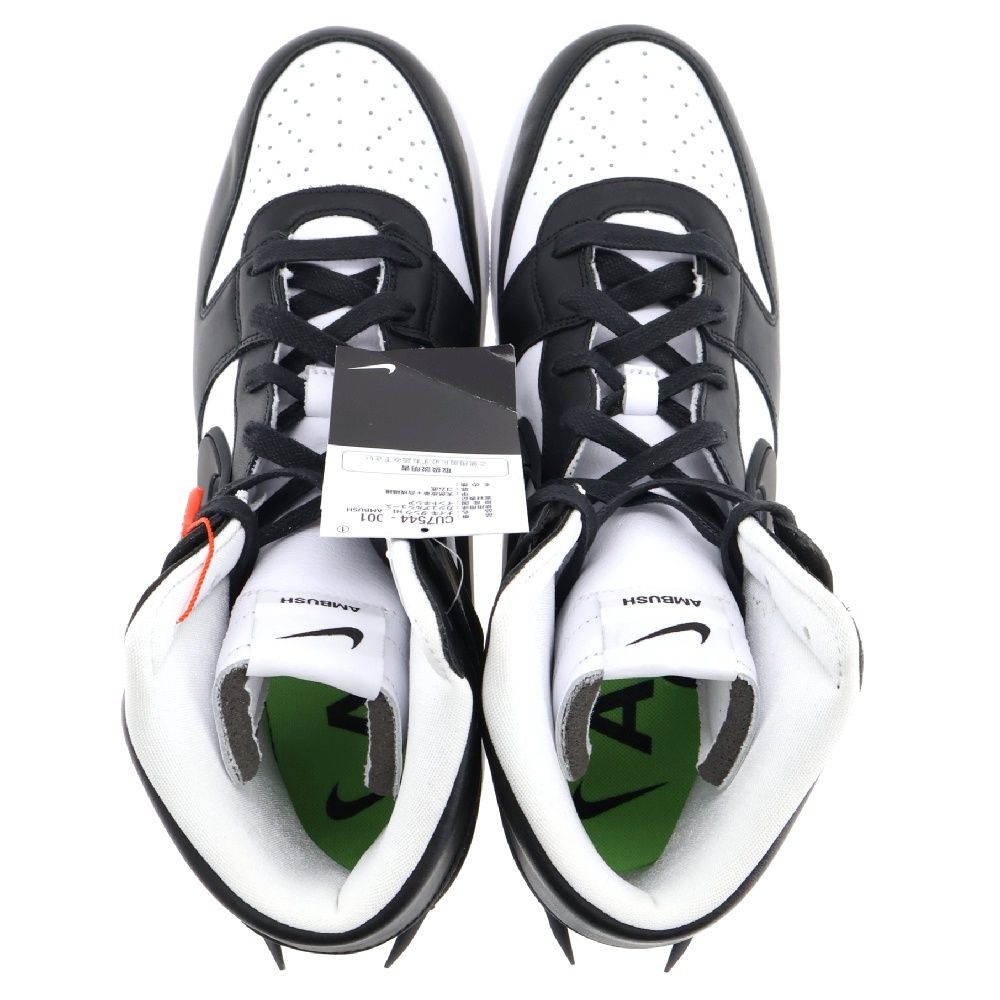 NIKE AMBUSH ハイカットスニーカー ブラック/ホワイト