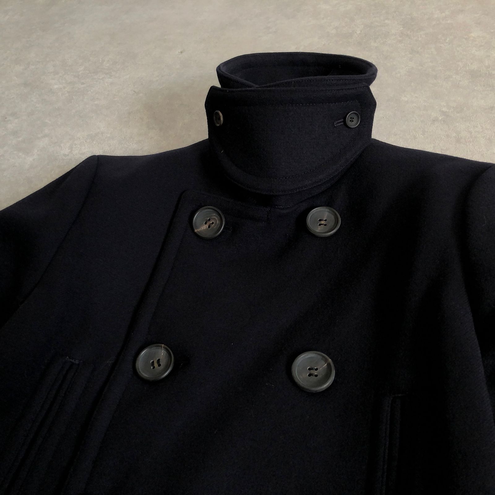 美品 THE RERACS RonHerman 別注高級メルトンウール MARINE NAVY