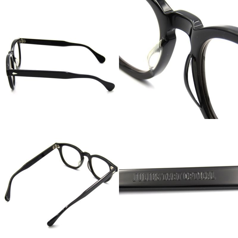 美品 JULIUS TART OPTICAL ジュリアスタートオプティカル サングラス G.B.Gafas別注 AR 46-22 PL-202A  日本製 BLACK 50018389 - メルカリ