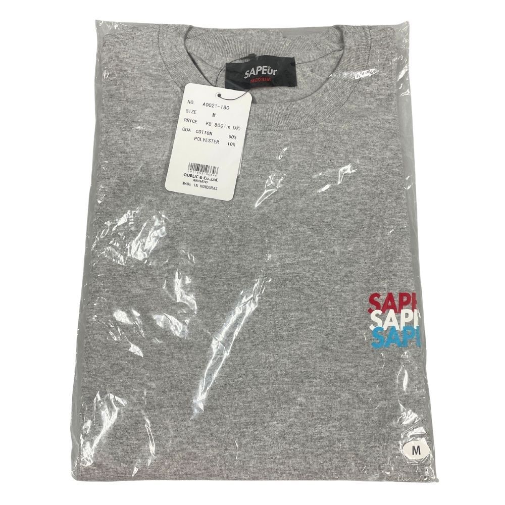 SAPEur サプール 品番 A0021-180 ロゴ プリント 長袖Tシャツ