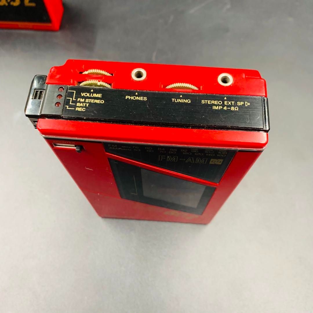 NATIONAL STEREO GO2 RX-1960 スピーカーセット 赤 - メルカリ