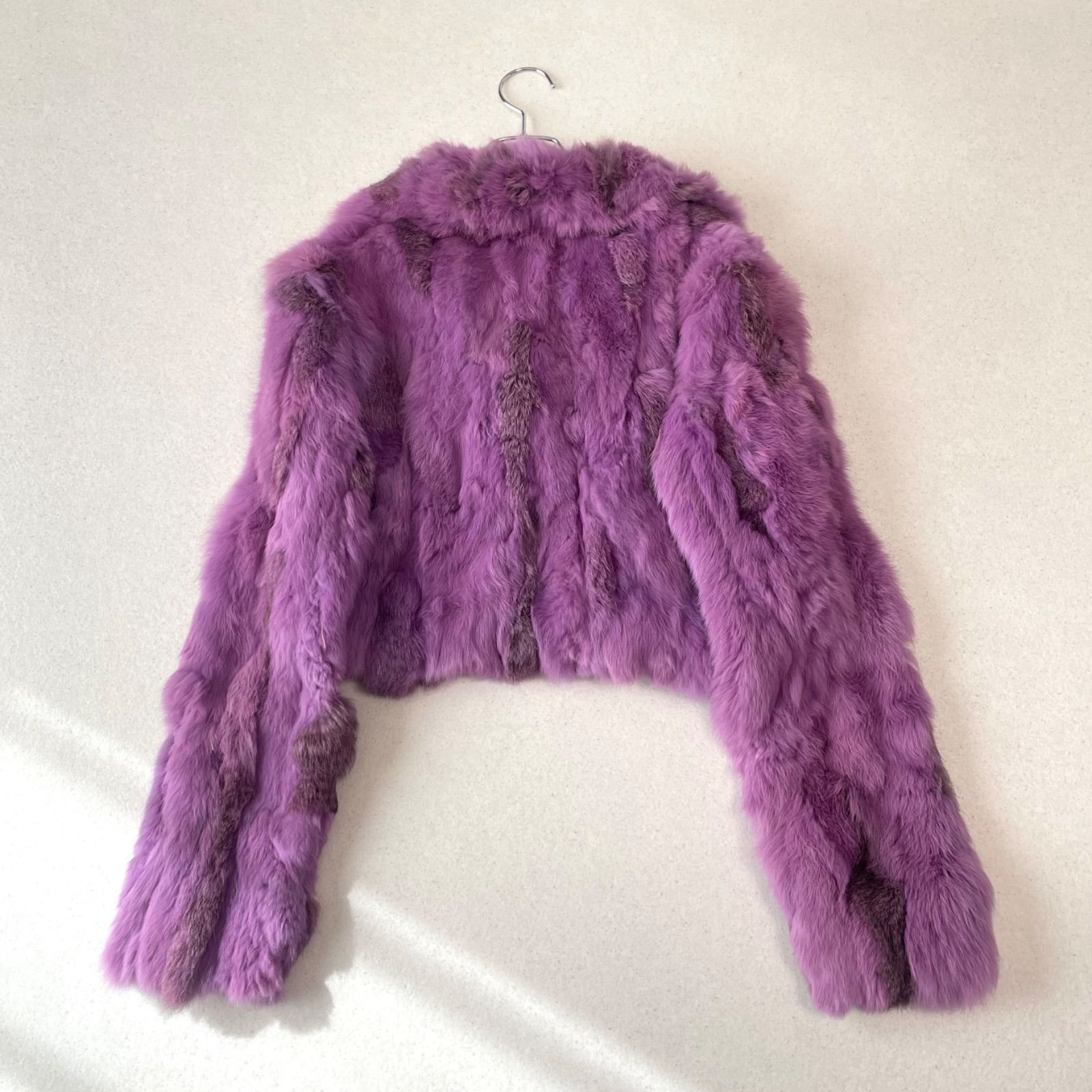 y2k 平成ギャル フェアリーグランジ 短丈 毛皮 ファージャケット ショート ファーコート ラビットファー