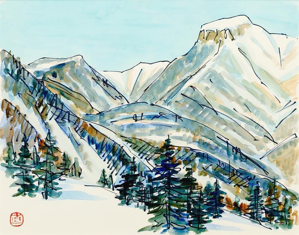 坂本直行 手稲山