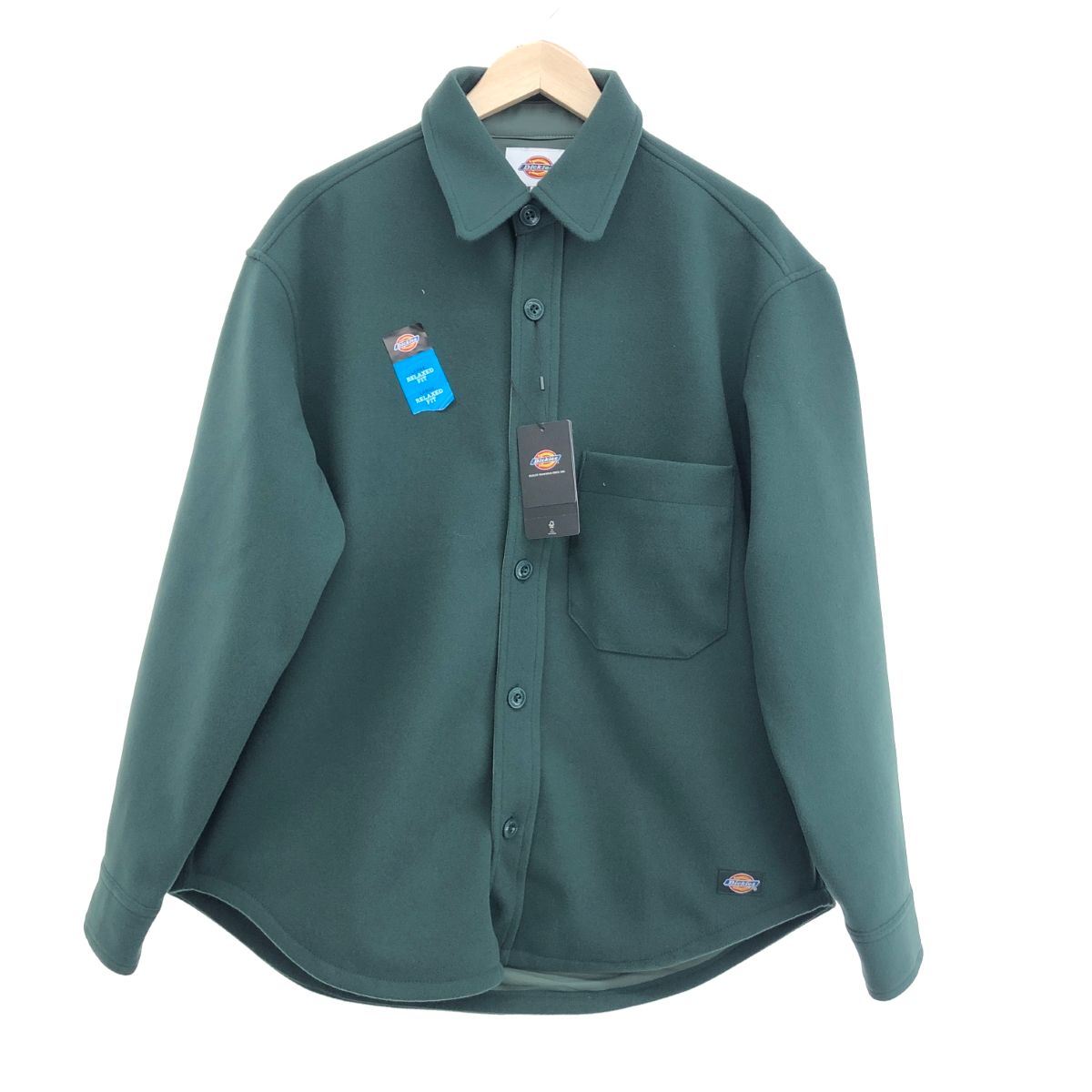 未使用品 DICKIES ディッキーズ ワーク シャツ  グリーン RELAXED FIT  メンズ　240001087220