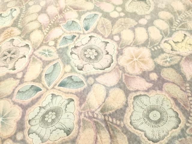 平和屋着物○越後十日町の一流染匠 桐屋・翠山工房 訪問着 絞り 辻が花