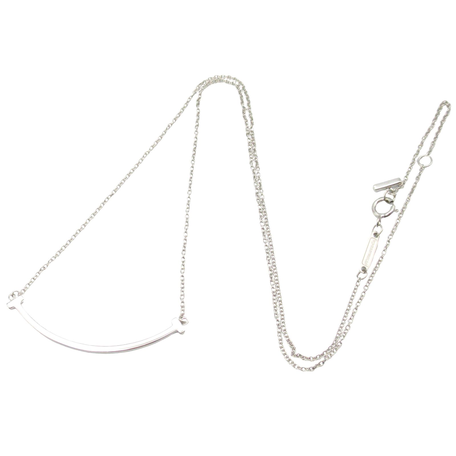 ティファニー TIFFANY＆CO ネックレス Tスマイルスモール ネックレス 