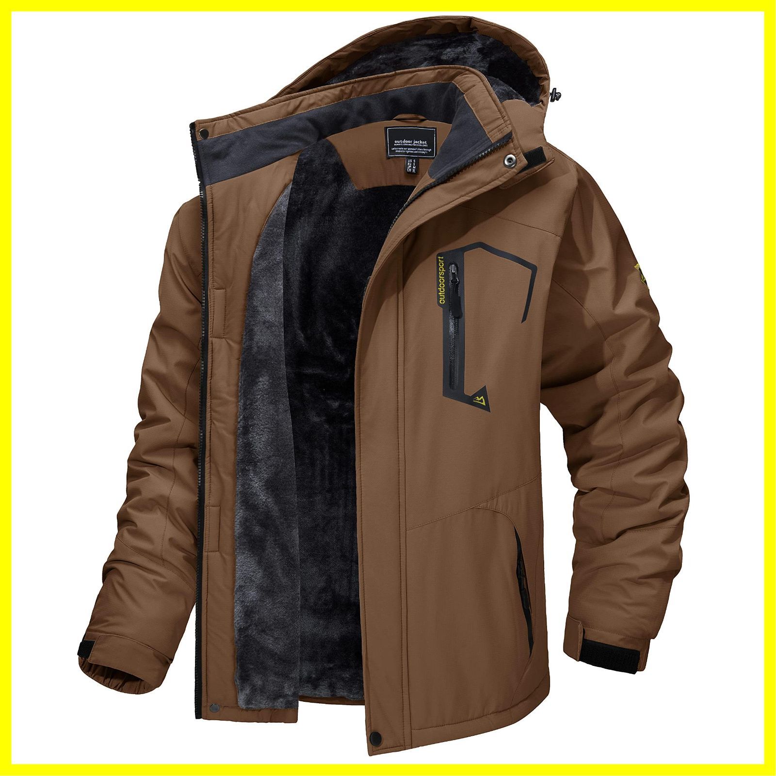 TACVASEN] アウトドアジャケット メンズ 多機能 マウンテンパーカー  