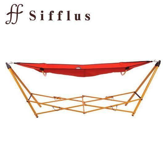 Sifflus(シフラス) 自立式ポータブル ハンモック ゆらり B-1 SFF-02-RD レッド L0403 0417ML007 0120240415101272