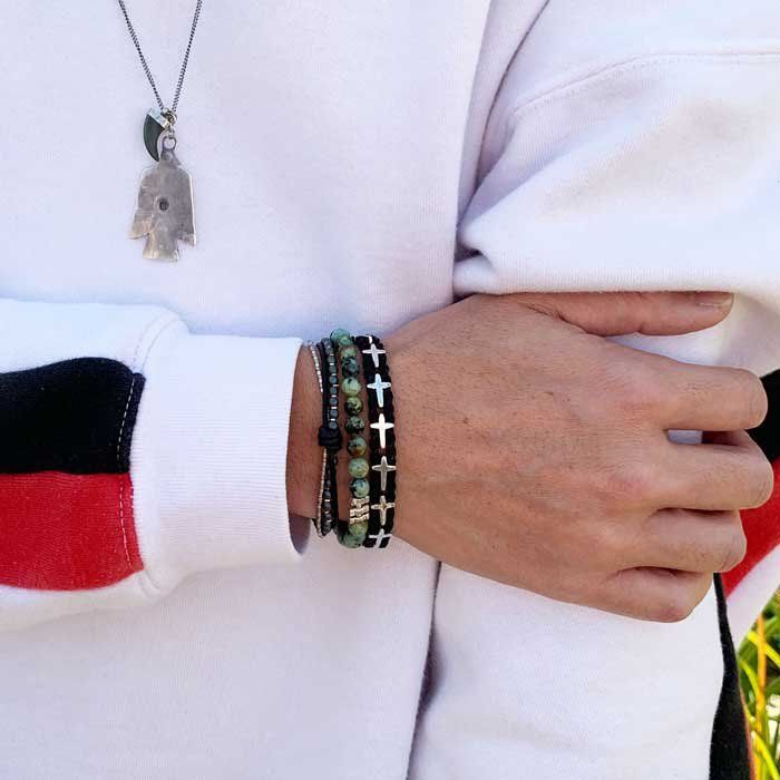 CHAN LUU チャンルー クロスモチーフ 1連ラップブレスレット