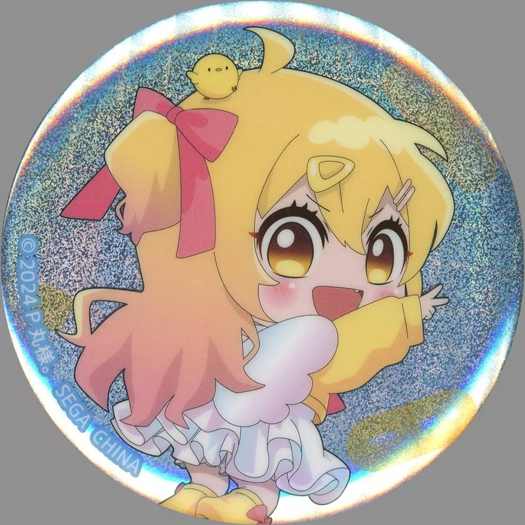 中古】バッジ・ピンズ P丸様。(ふりかえり) 缶バッジ 「P丸様