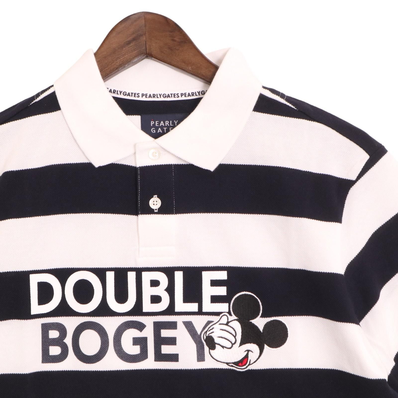PEARLY GATES パーリーゲイツ Disney ミッキー　ポロシャツ PEARLY GATES (パーリーゲイツ) ゴルフウェア(トップス) メンズ SIZE 5