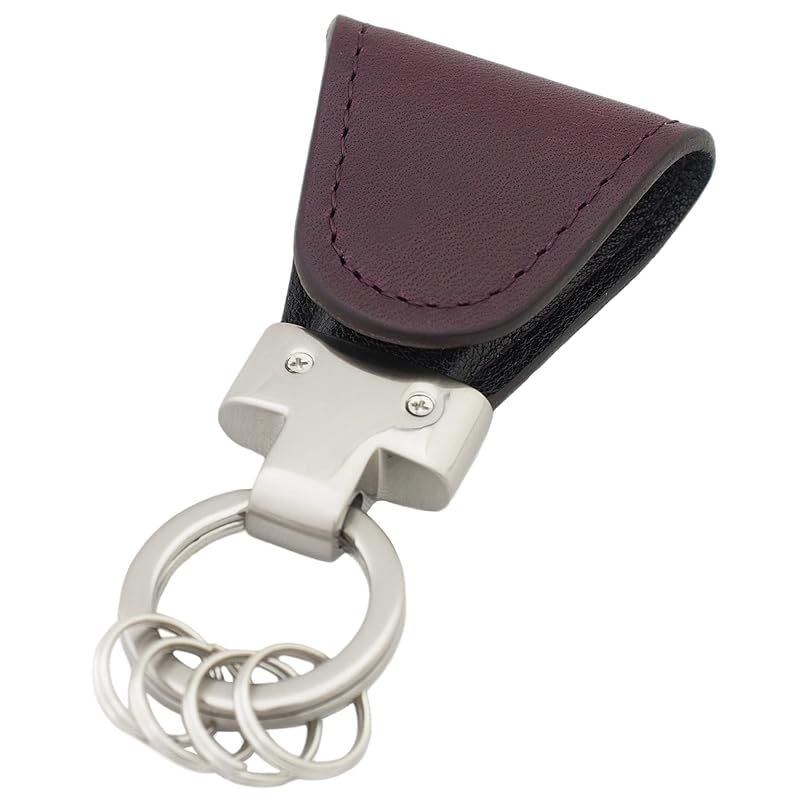 【新着商品】[ヴィンテージ リバイバル プロダクションズ] key clip italian oil leather 革 マグネット キーホルダー キーケース 日本製 (wine)