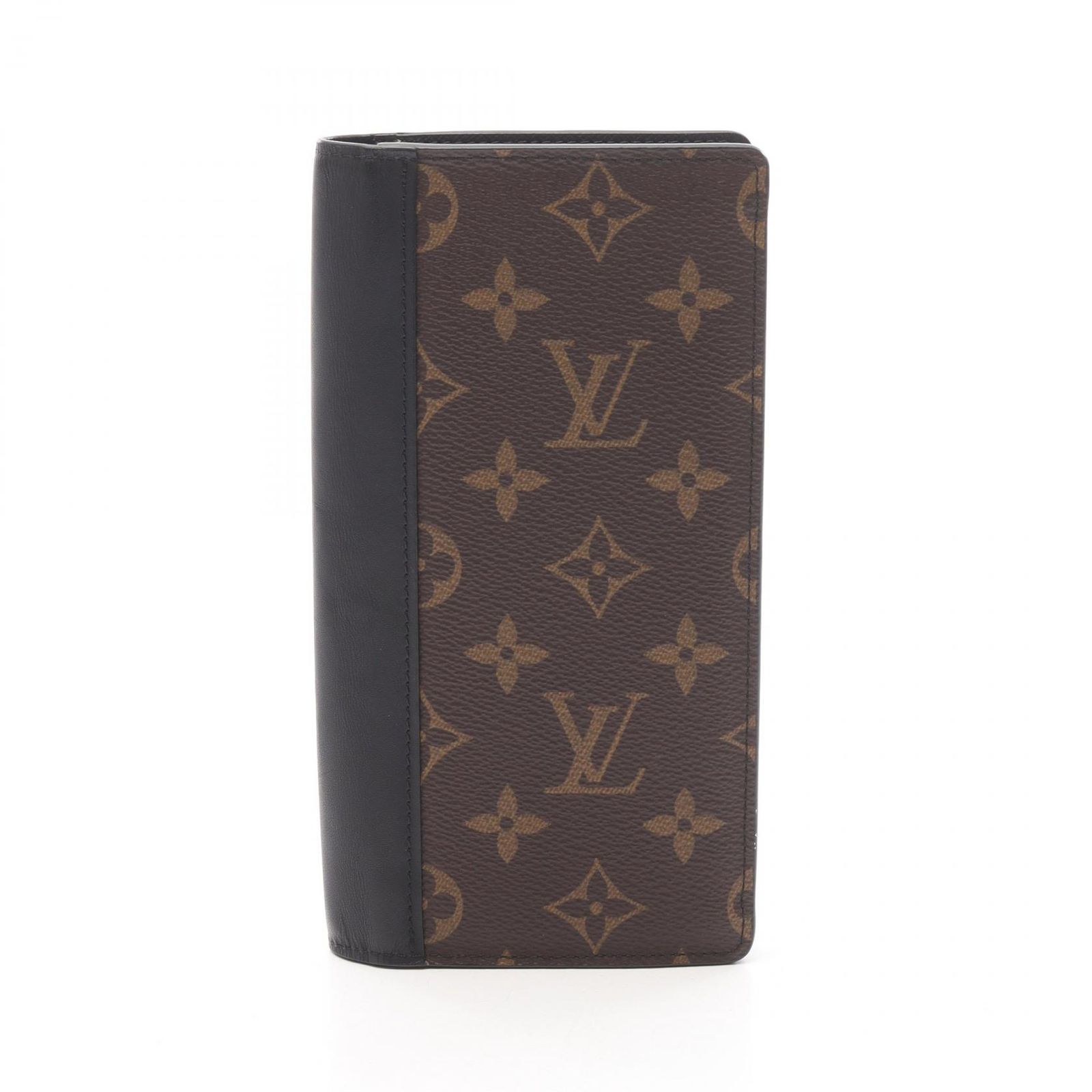 ルイ ヴィトン LOUIS VUITTON 二つ折り長財布 ポルトフォイユ ブラザ M69410 レザー PVCコーティングキャンバス ポルトフォイユ ブラザ レディース Used B