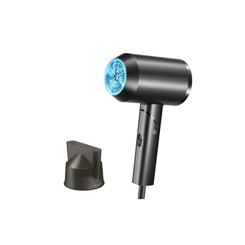 ヘアドライヤー　新品　大風量　マイナスイオン　サラサラ　速乾　ノズル　時短　黒 07 家電 時短ヘアドライヤー「ハイスピードヘアドライヤー」送料