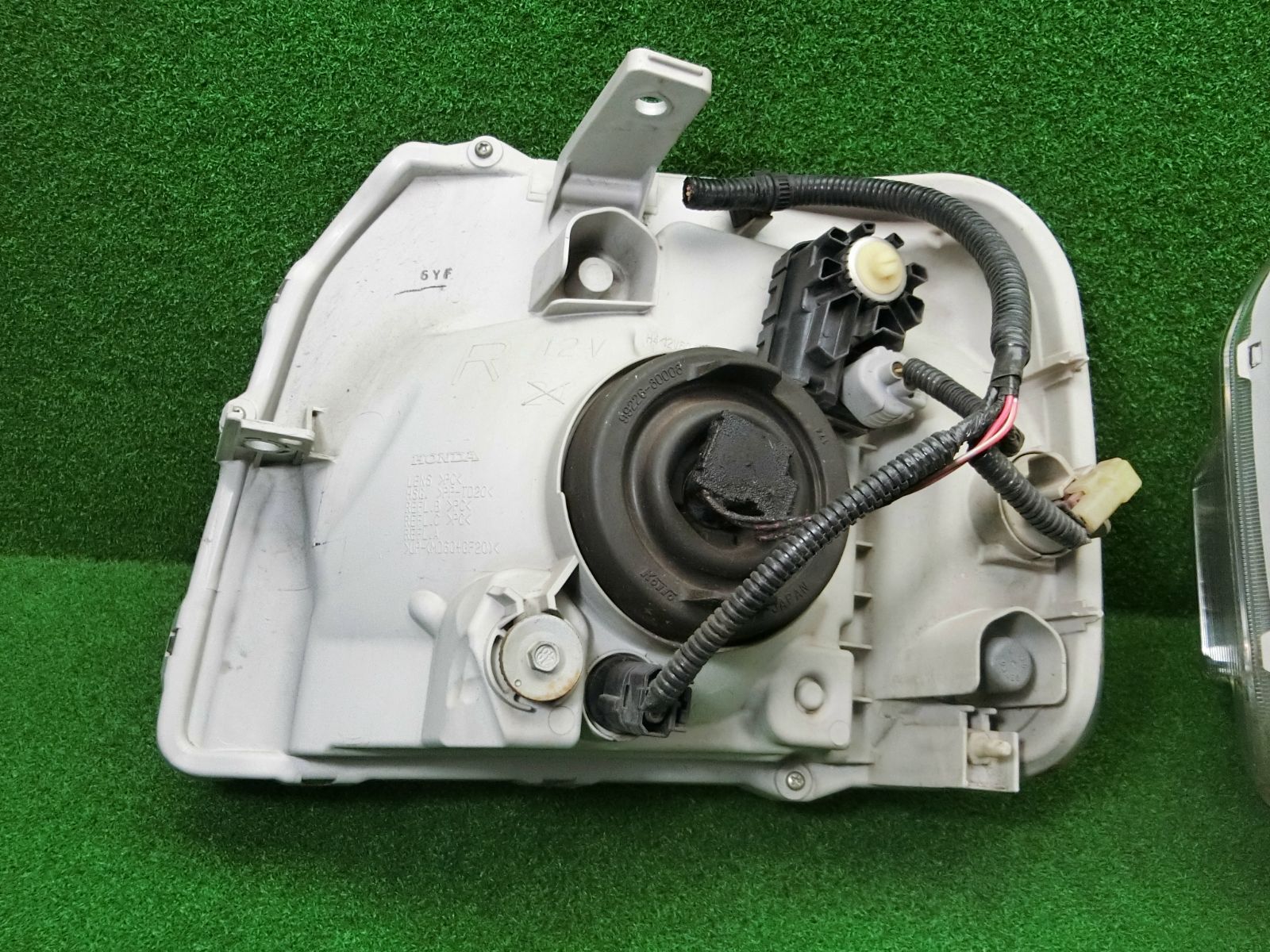 11075 コーティング済 ホンダ バモス HM1 後期 ヘッドライト 左右セット KOITO 100-62084 研磨済 破損なし FFCRYSTALESIA_COM