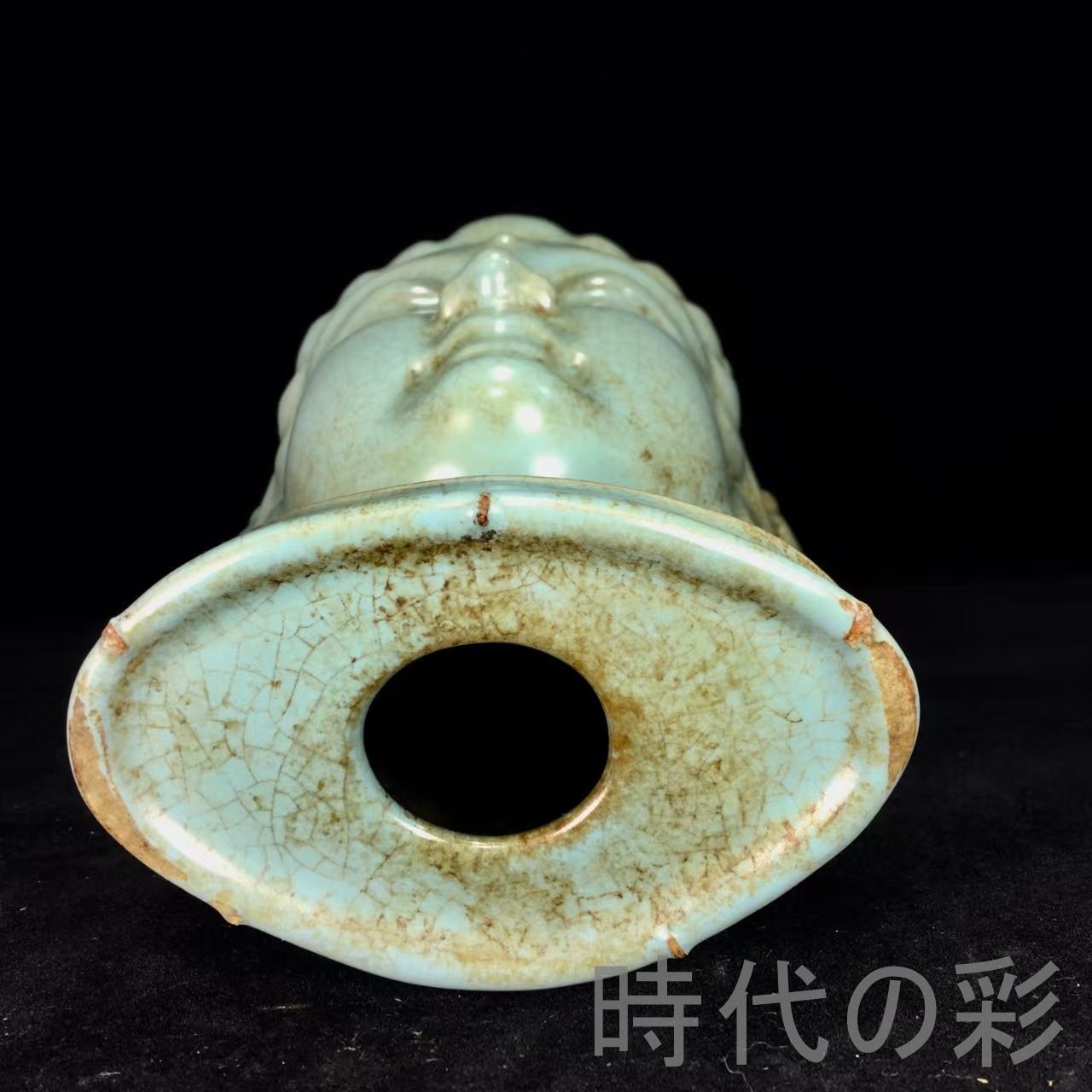 美術品・アンティーク・コレクション 宋官窯竜泉磁器竜頭御杯擬古磁器