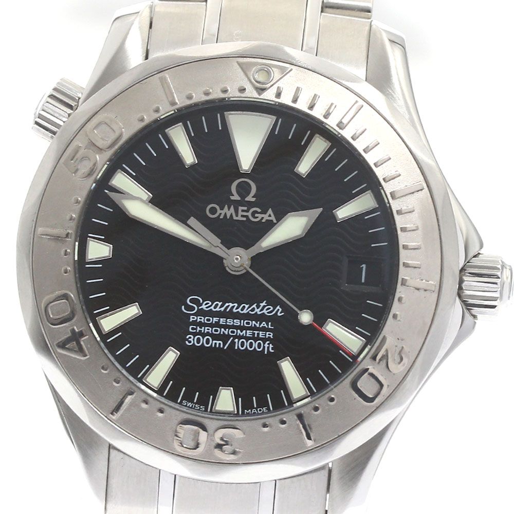 オメガ OMEGA 2236.50 シーマスター300 WGベゼル デイト 自動巻き ボーイズ_877992