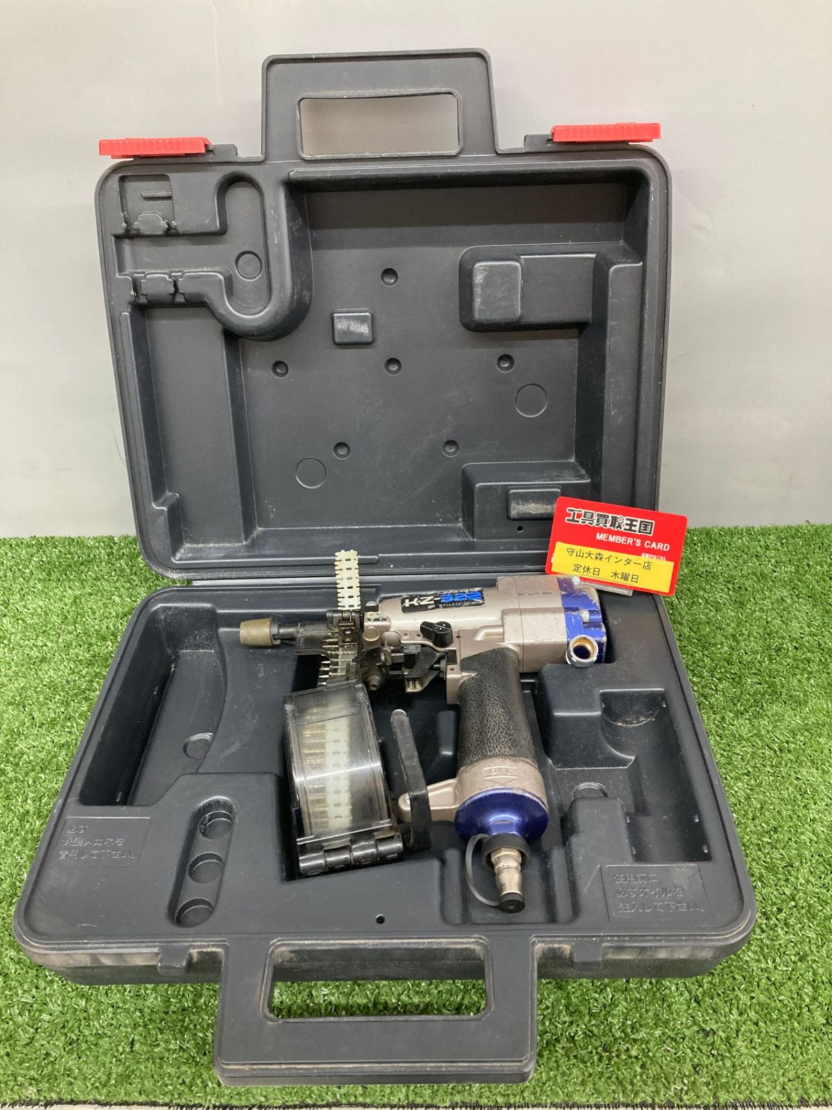中古品】【0921】☆Kanematsu(兼松/カネマツ) 38㎜常圧釘打機 中古品】【0921】☆Kanematsu(兼松/カネマツ) 38㎜常圧釘打機