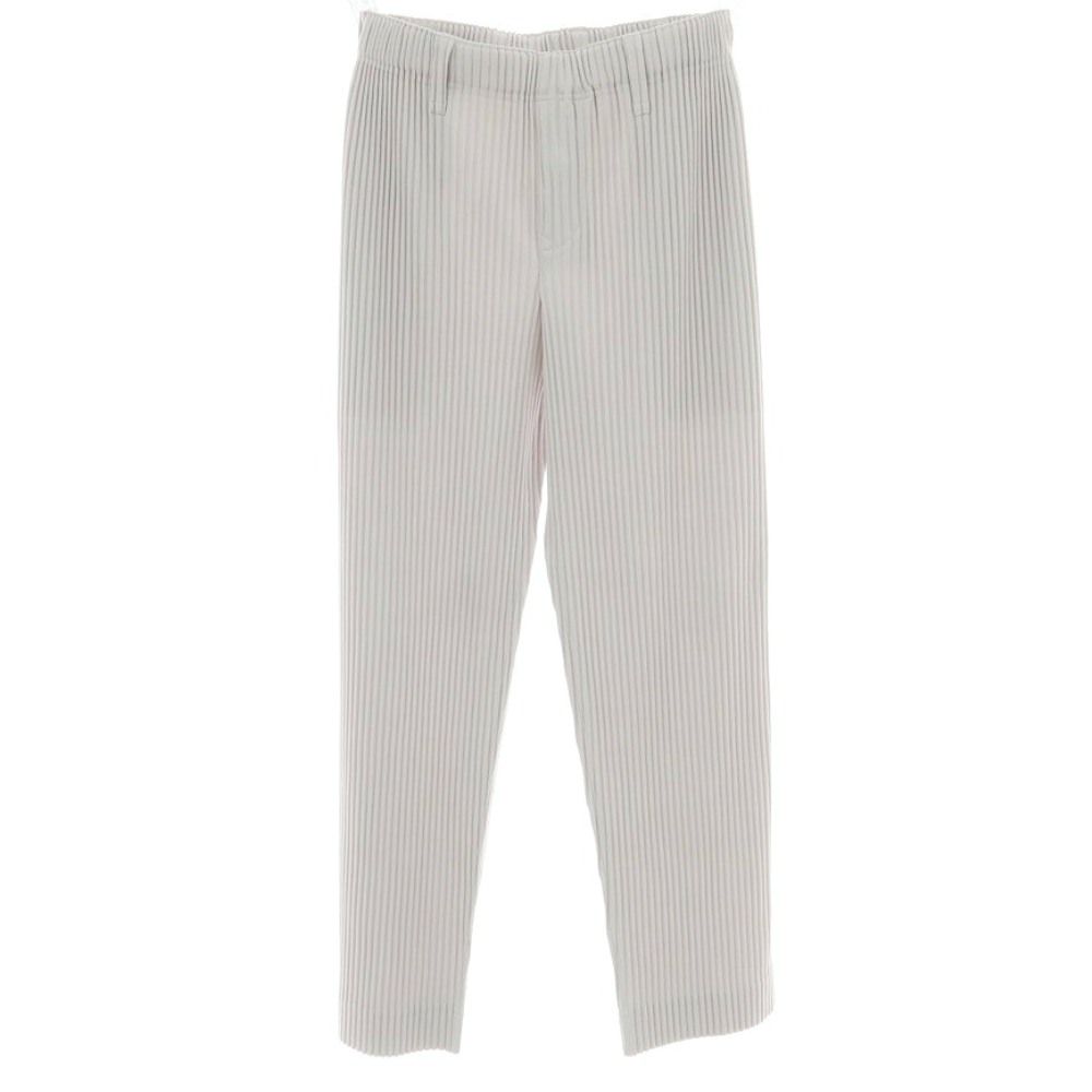 Homme Plisse オムプリッセ パンツ ライトグレー【Size3】 Homme Plisse オムプリッセ パンツ ライトグレー【Size3】 ISSEY
