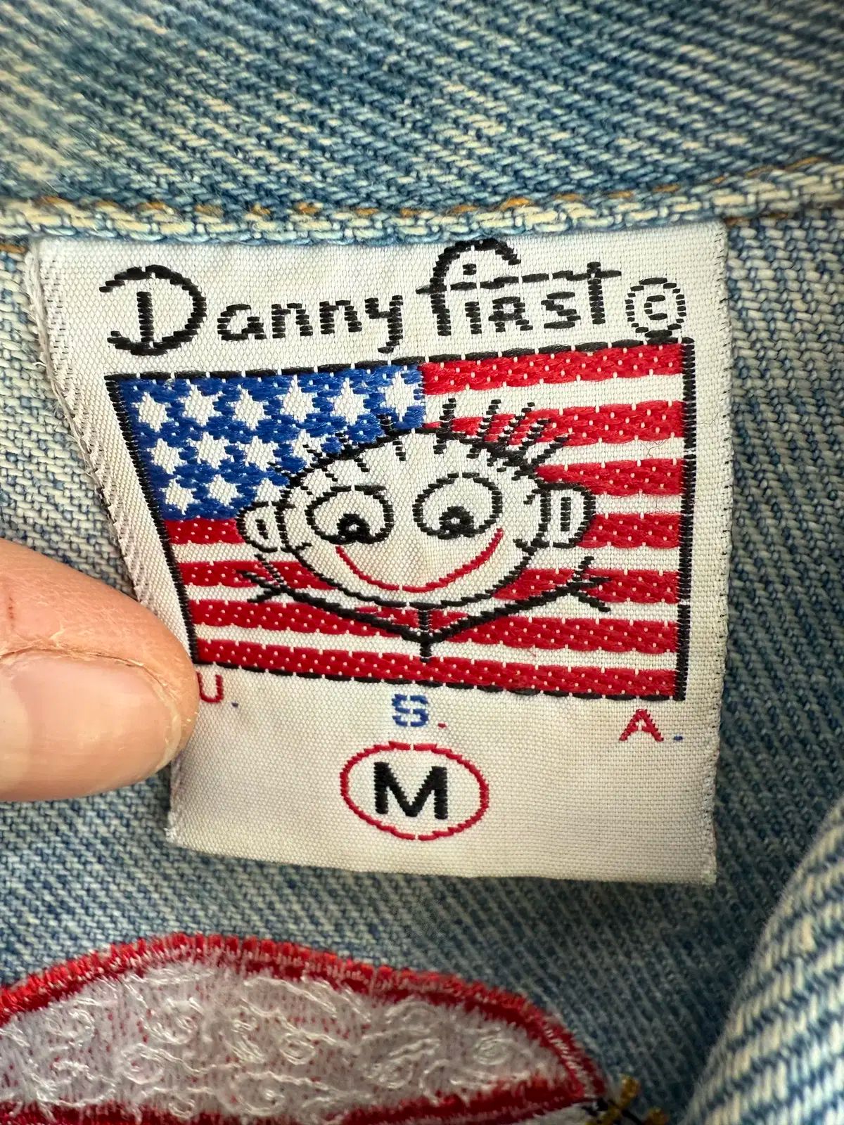 Danny first First 90s T Made USA | denim USA製 shirt KIDS USED 