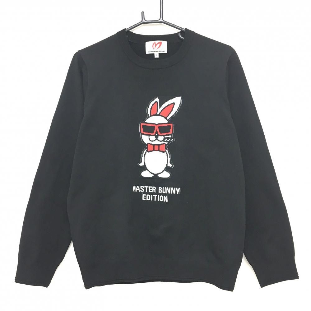 MASTER BUNNY EDITION - マスターバーニー　セーター 美品】マスターバニー セーター 黒 SWAGGY BUNNY ニット メンズ