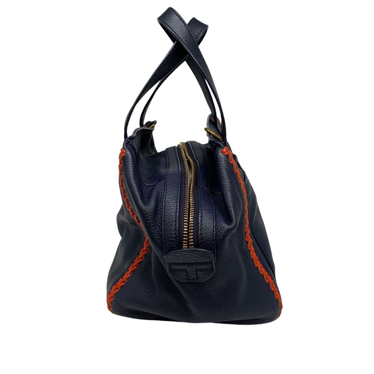 ♪0945 トリーバーチ ハンドバッグ ウィップステッチ レザー 2way