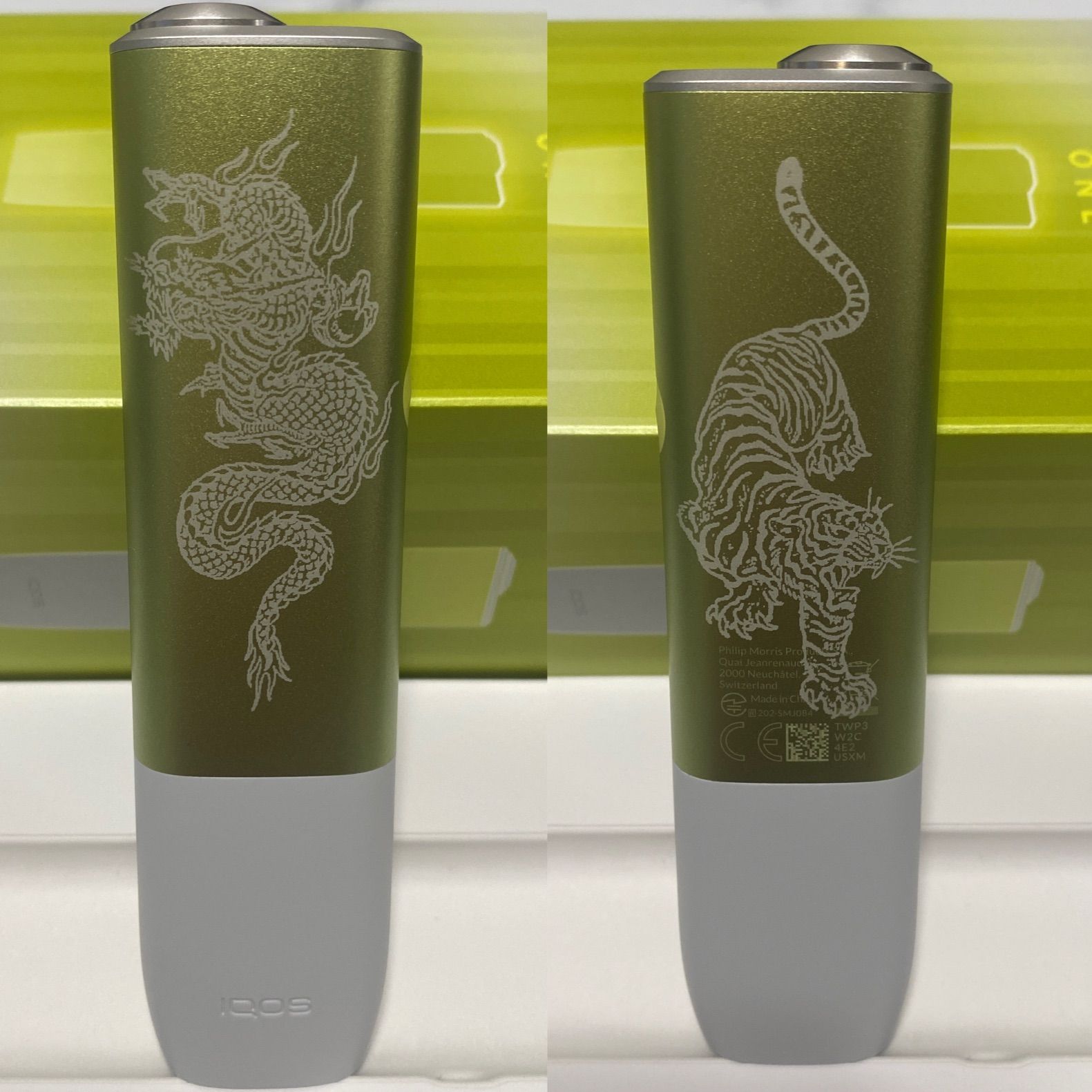 龍 虎 加工 iQOS ILUMA ONE アイコス イルマ ワン ブライト 龍 虎 加工 iQOS ILUMA ONE アイコス イルマ ワン ブライト