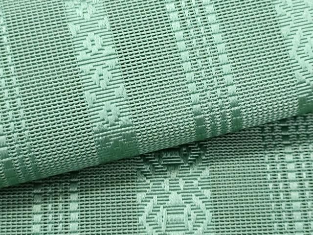 平和屋着物＊夏物 本場筑前博多織 八寸名古屋帯 紗献上 白梅鼠色 正絹