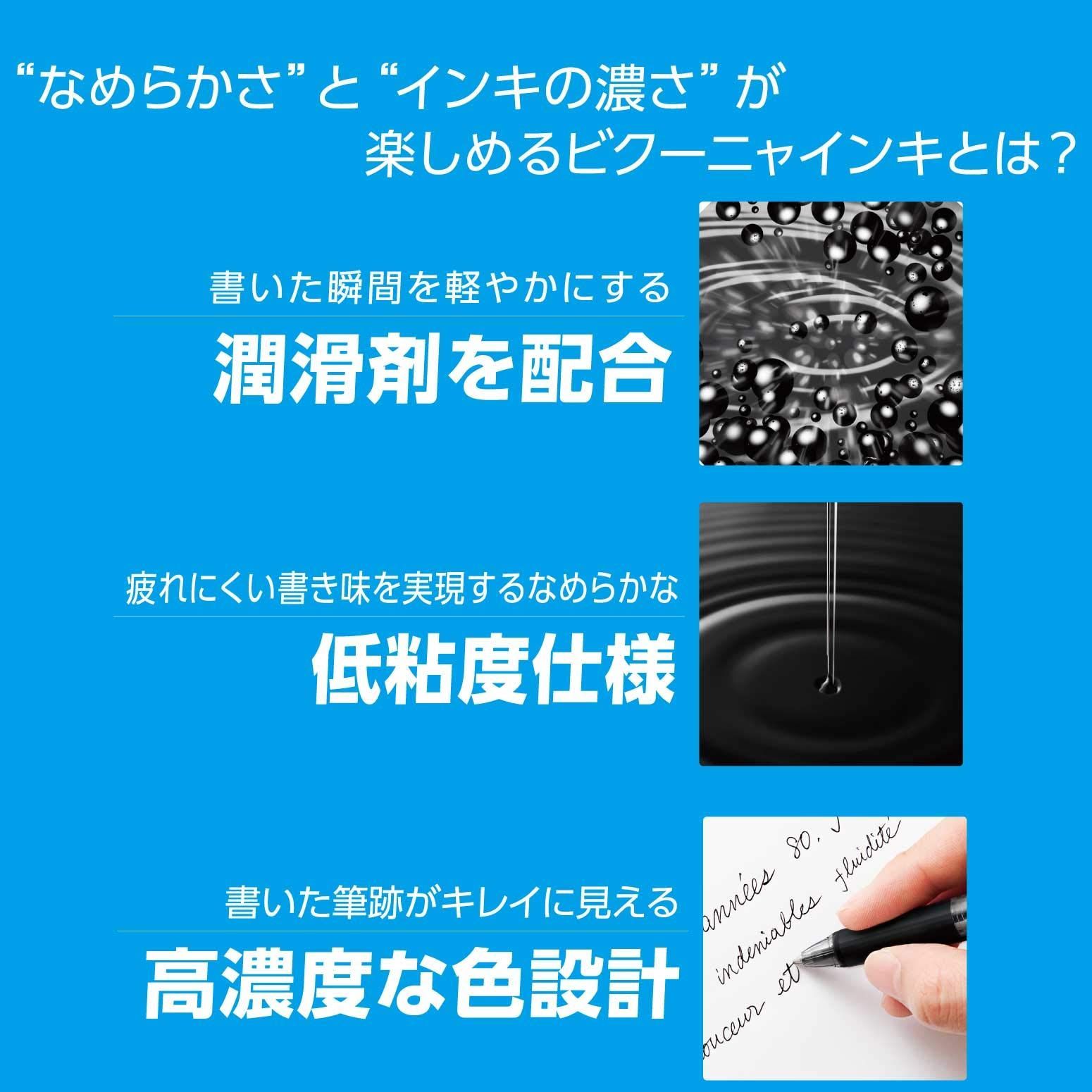 数量限定】ビクーニャ ボールペン替芯 0.7mm XBXM7H-B ぺんてる 赤 10