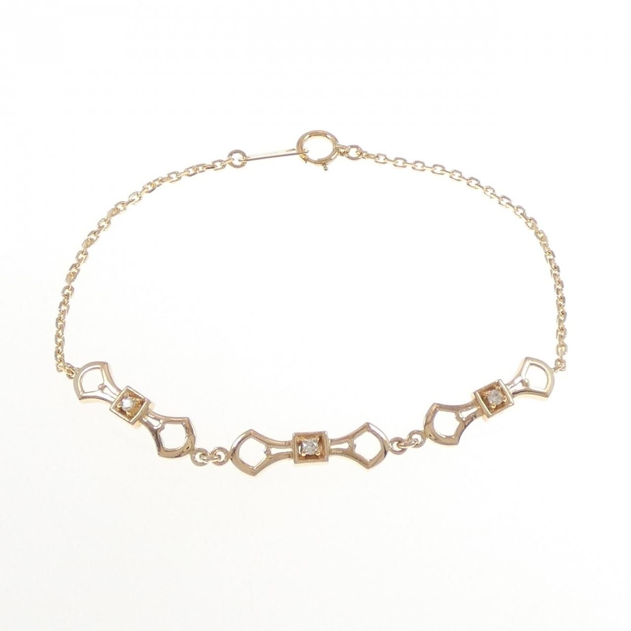 AHKAH 18Kイエローゴールド/ダイヤ ブレスレット AHKAH アーカー K18