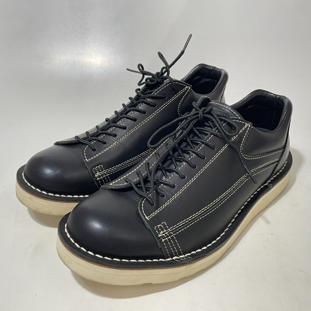 01w-2250 ダナー Danner   HOOD RIVER フットリバー ローカットシューズ   ブラック  日本製 メンズ  記載サイズ８(26.0相当)  箱無し  D4002  【中古品】