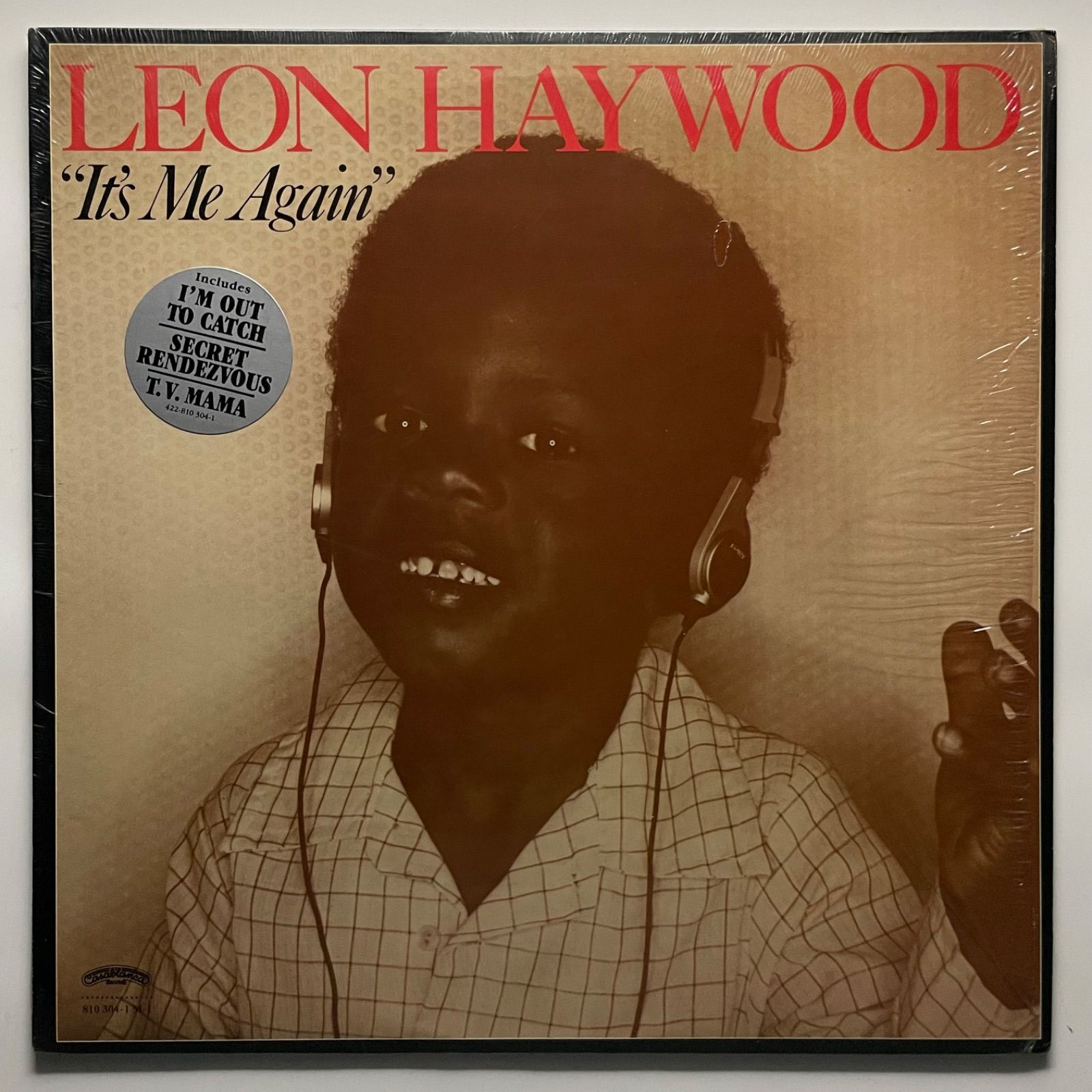 Leon Haywood \"It's Me Again\" レコード Leon Haywood – It's Me Again – Vinyl (LP, Album), 1983