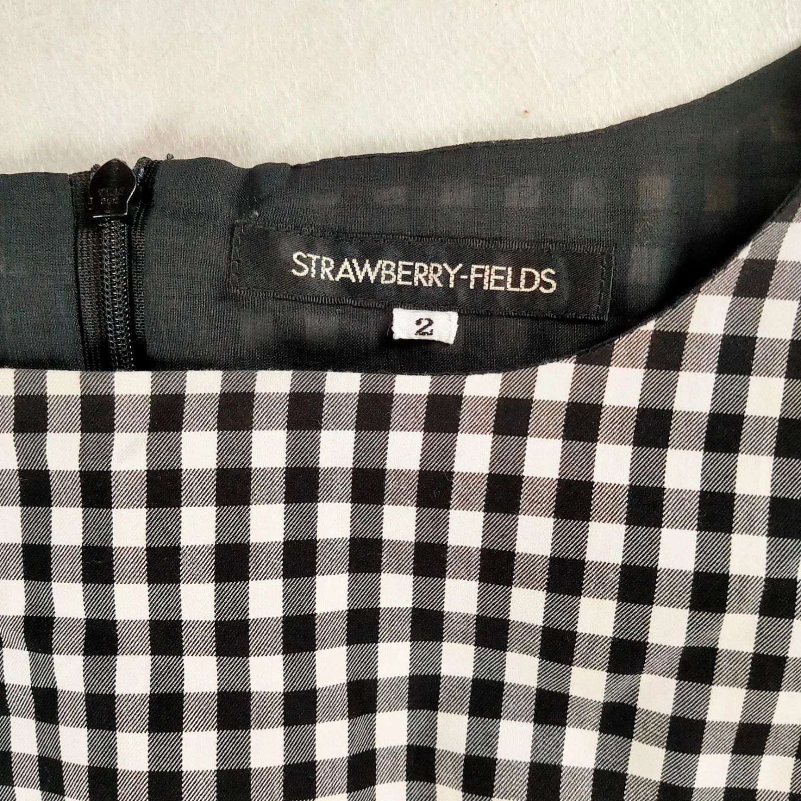 【美品】STRAWBERRY FIELDS チェック柄ワンピース STRAWBERRY-FIELDS（ストロベリーフィールズ）の「ルニカ