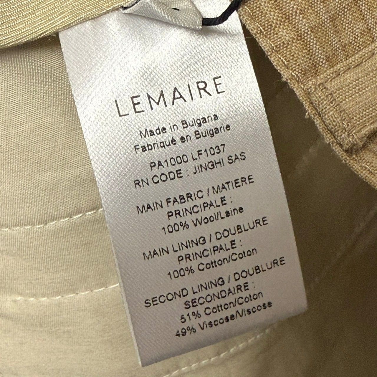 LEMAIRE ルメール 23SS DB WORKWEAR JACKET SUIT PANTS セットアップ 