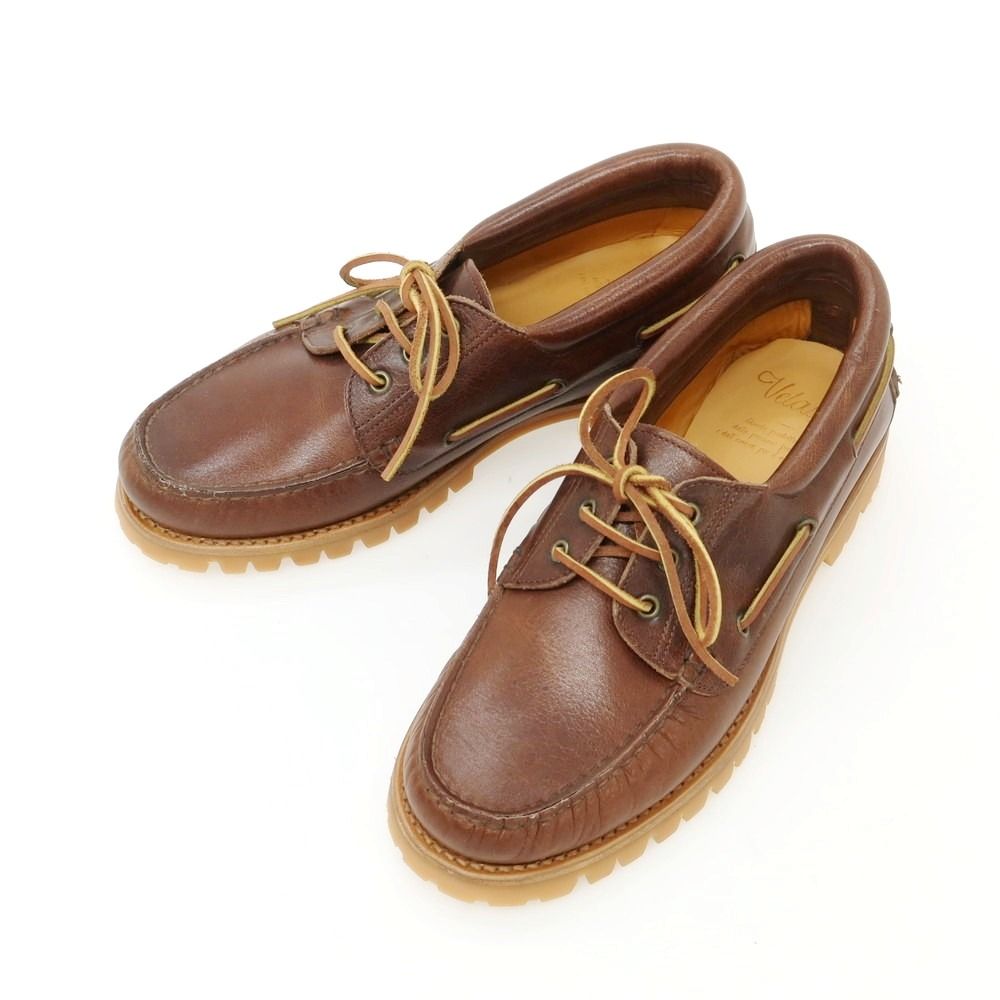 アウトレット ヴェラスカ VELASCA レザー モカシンシューズ ブラウン サイズ41 メンズ